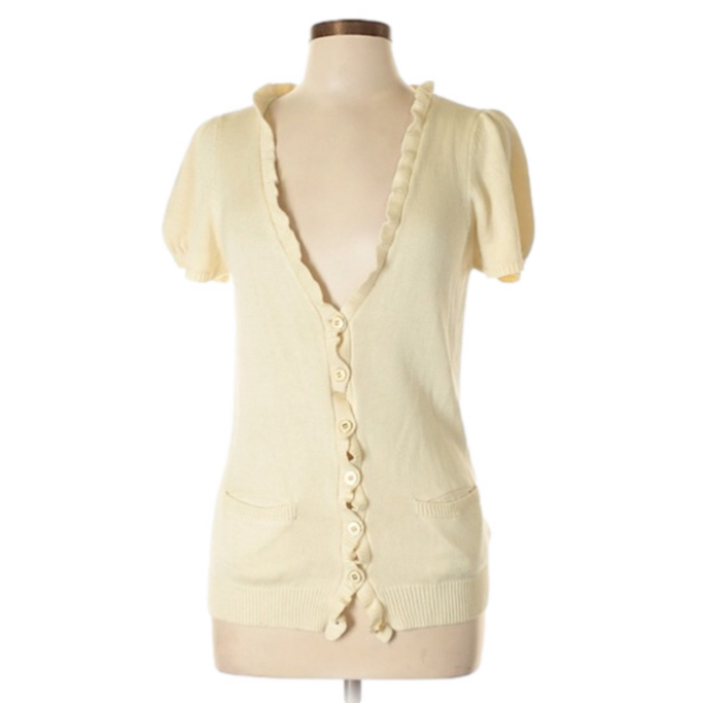 Juicy Couture cream cardigan sweater- Small